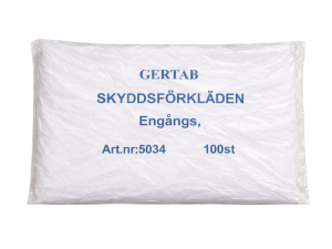 Beskyttelsesforklæder Gertab 800x1250mm 100 stk./æske