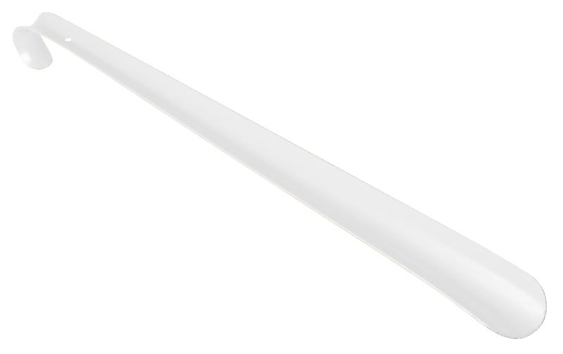 Skohorn metall 58cm,vit,svart.grå