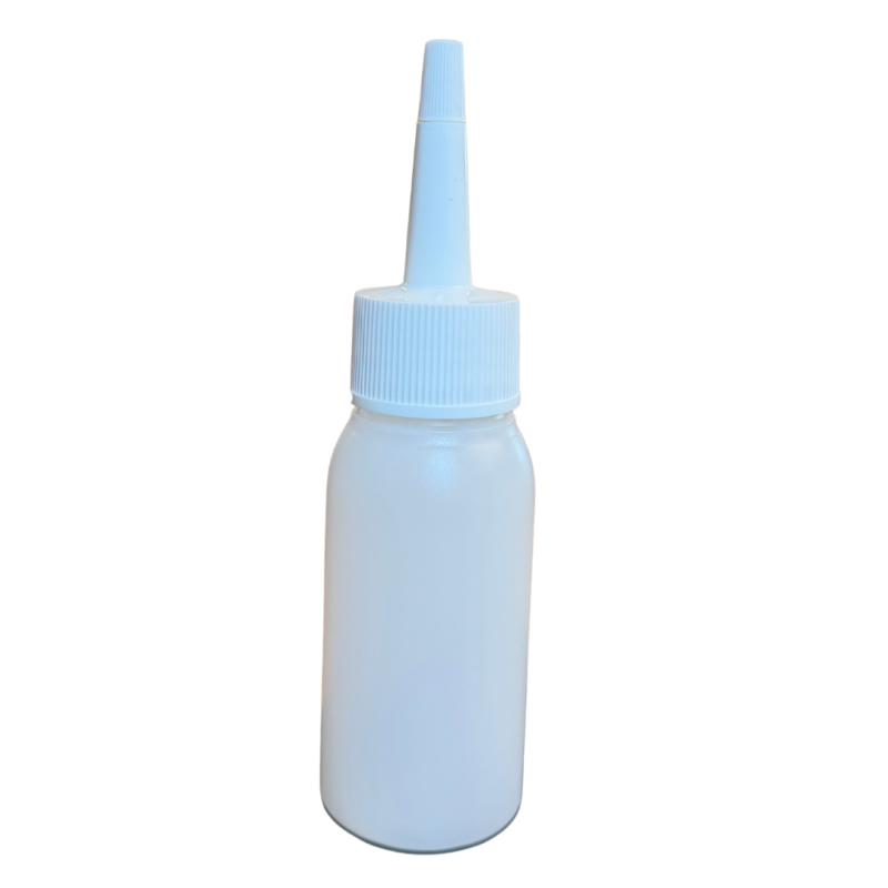 Flaska plast 50ml med pipkork