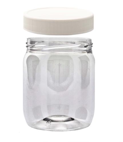 Burk klar, med skruvlock 500ml