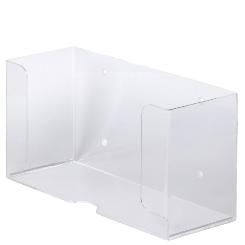 Vägghållare plexiglas skyddshandske