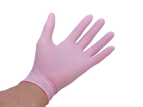 Protective Glove Nitrile Pink 200 pcs
