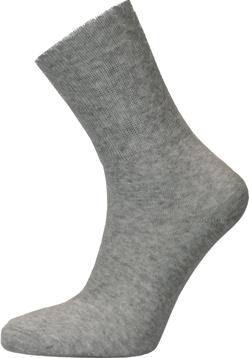 Soft Sock Strumpa Bomull Grå