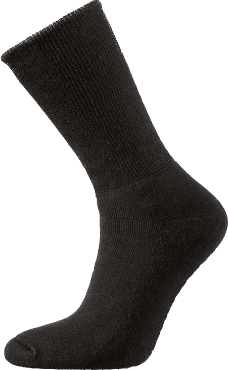 Soft Sock Frotte Strumpa Merinoull Svart