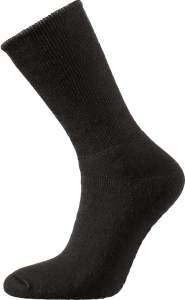 Soft Sock Frotte Strumpa Bomull Svart