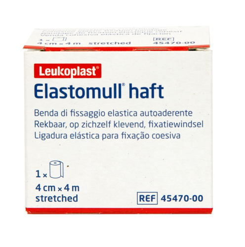 Elastomull, selvhæftende elastisk bind 4 cm x 2,2 m / 4 m