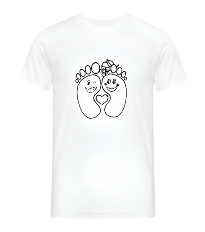 Kläder t-shirt Glada fötter vit