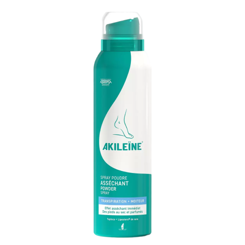 Akileine grøn spraypudder 150 ml