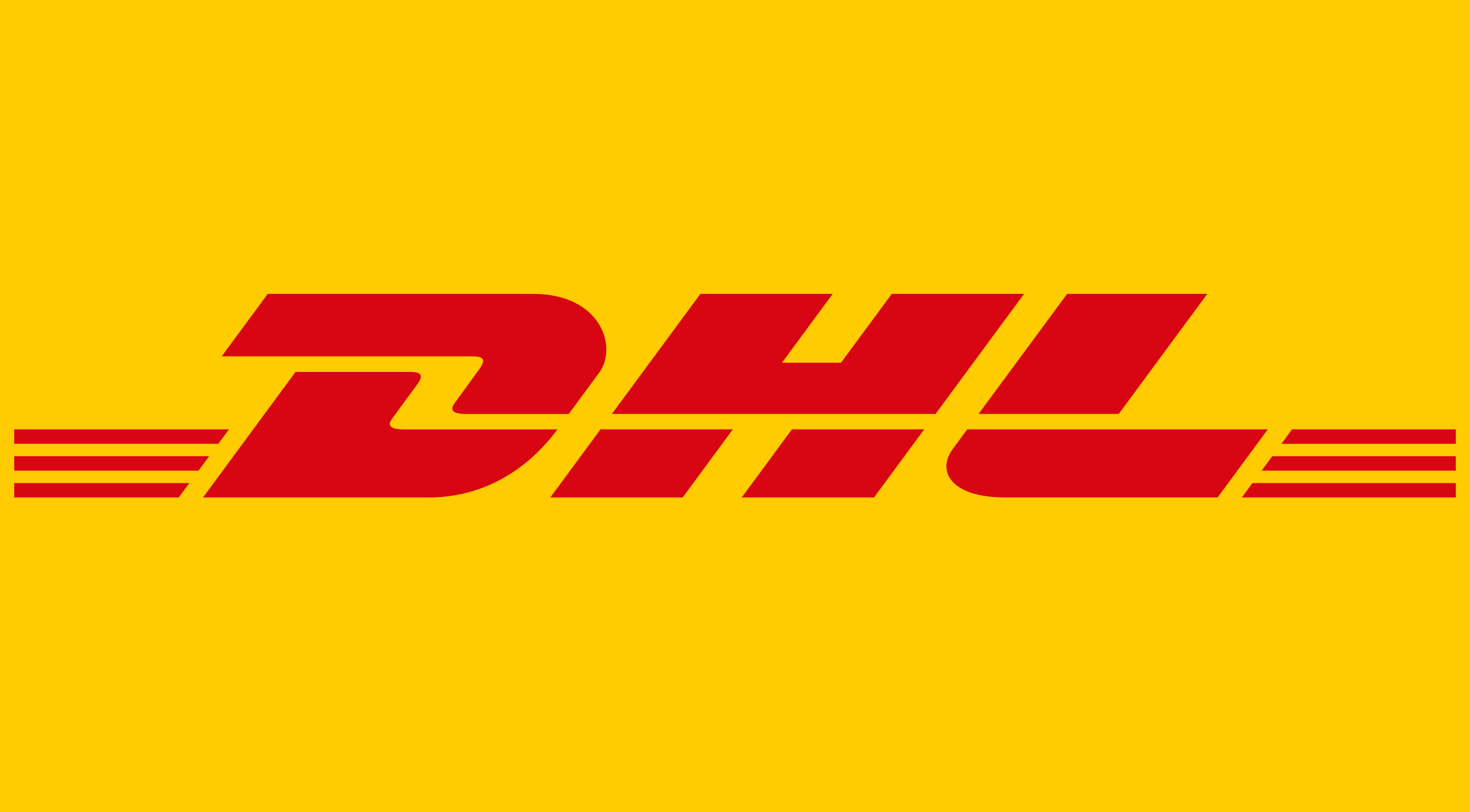 DHL logo white