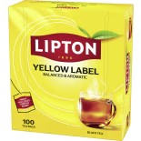 Yellow Label Svart Te Lipton 100p EAN
