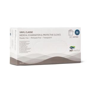 Vinylhandske puder-och ftalatfri M 100/fp