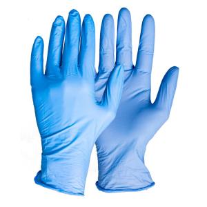Nitrilhandske puderfri blå XL 100/fp