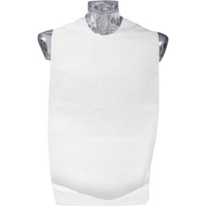 Haklapp papper/plast Abena – 37x70cm vit m ficka tejpfäste – 100 st-