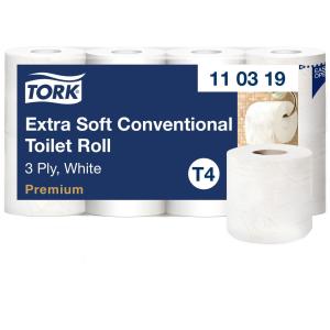 Tork Toalettpapper T4 Premium 3-lag vit 8