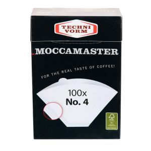 Moccamaster Kaffefilter 1x4 100/fp