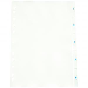 PLATSREGISTER 1-5 PP A4 VIT