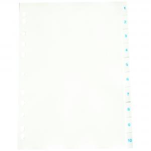 PLATSREGISTER 1-10 PP A4 VIT