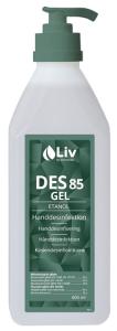 Lahega Liv Des Gel 85% 600ml med pump