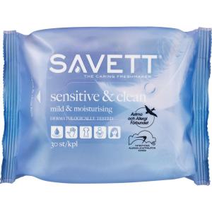 Savett Våtservetter Sensitive 30/fp