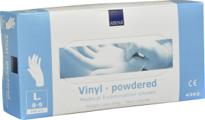 Engångshandske Vinyl Ftalatfri Puderfri Large