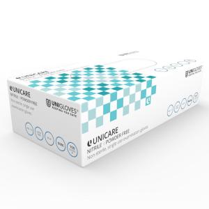 Nitrilhandske puderfri blå XL 100/fp