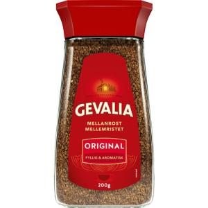 GEVALIA Kaffe Snabbkaffe burk 200g
