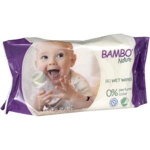 BAMBO Våtservett Nature oparfymerad 80/fp