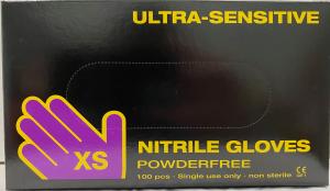 PK 100 BOISEN NITRIL HANDASKAR XS BLÅ