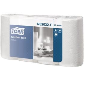 Tork Kökspapper Vit, 2-lags, 19,8m 20r/bal (473498)