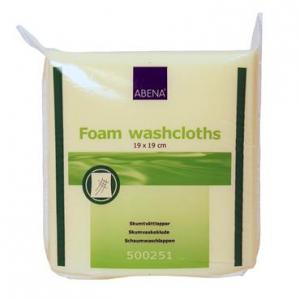 Skumtvättlapp Abena Soft-Care gul