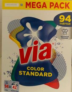 VIA MEGA PACK COLOR TVATTMEDEL