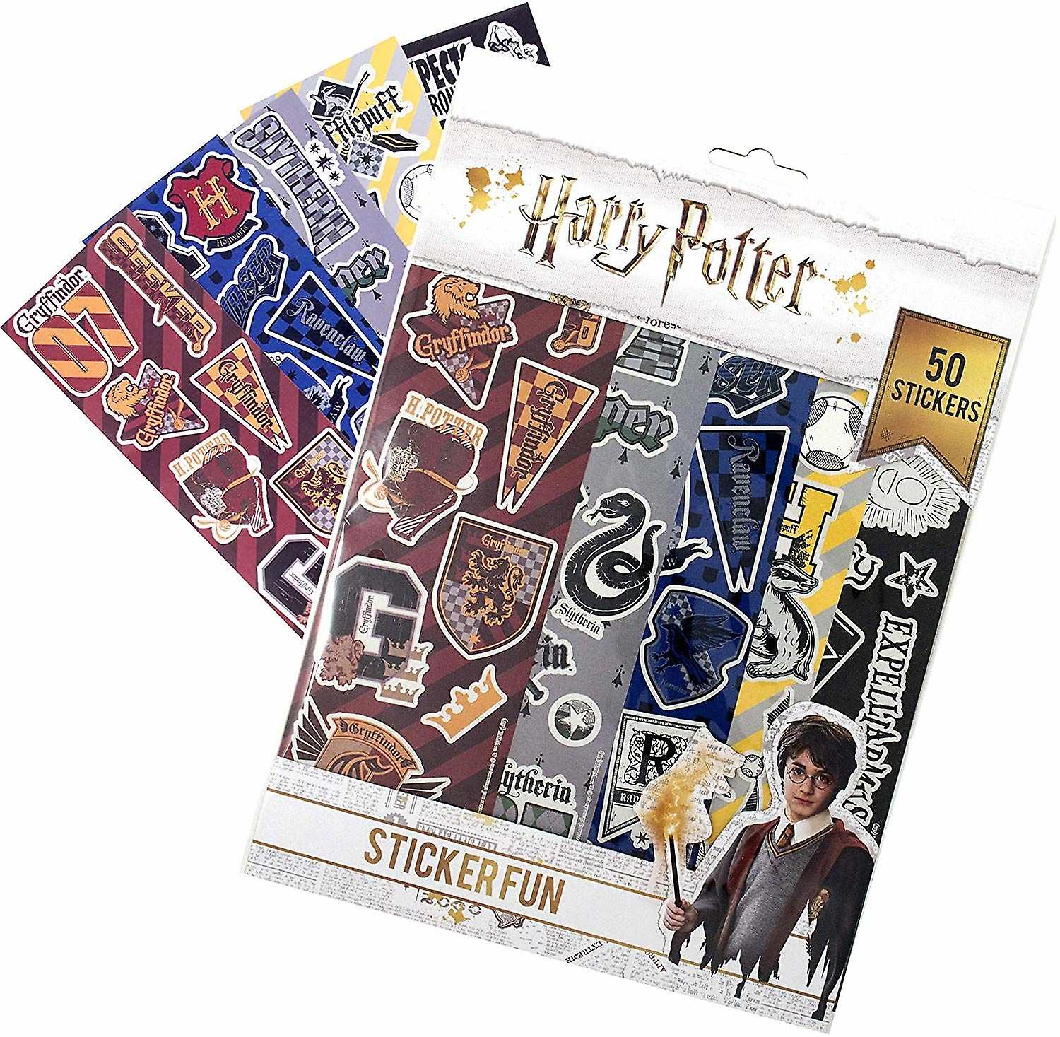 Harry Potter - Gadget decals - 50 stickers - återanvändbara klistermärken