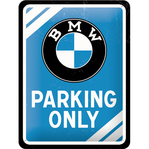 Metallskylt - VW parking only (15x20)