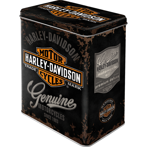 Matallbox Harley-Davidson Logo 10x12x20cm 2L