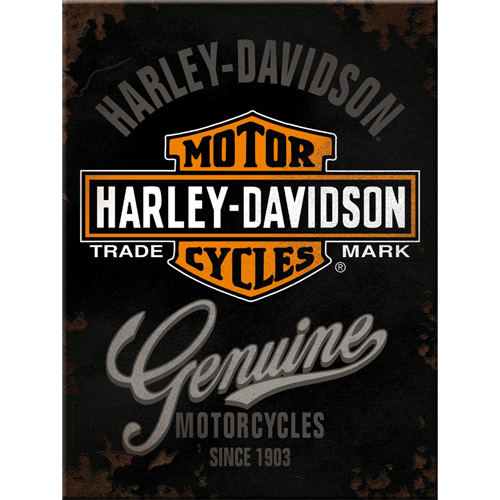 "Magnet ""H-D Genuine"" 6,8 cm"
