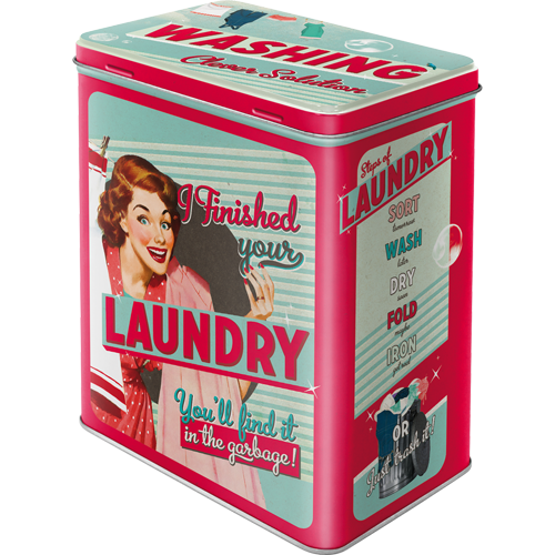 "Metallbox L ""Laundry"" 10x14x20  cm, 3L"