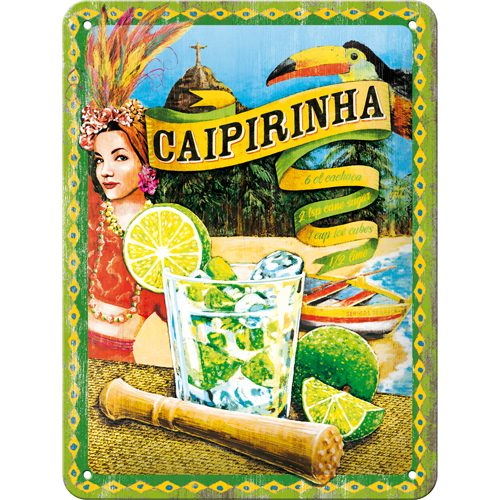 Metallskylt - Caipirinha (15x20)