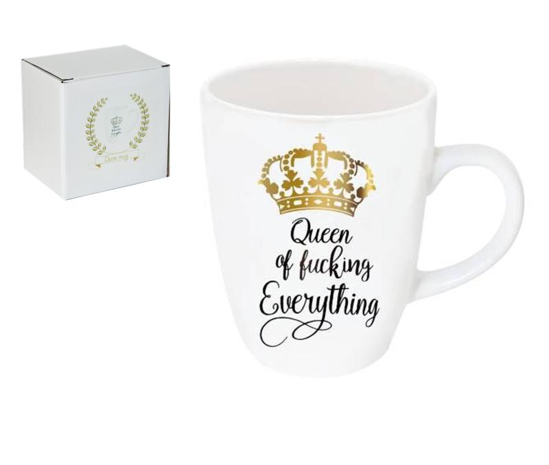 Queen of fucking everything mug - 350ml