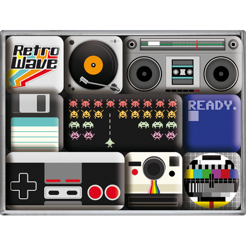 Magnet set - Retro wave