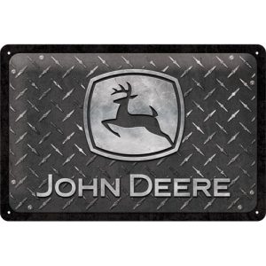 John Deere - metallskylt 20x30cm