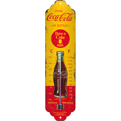Termometer - Coca Cola in bottles