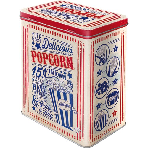 Metallbox L "Popcorn" 10x14x20   cm, 3L"