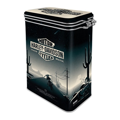 Harley-Davidson - plåtburk 1,3L (kaffeburk)