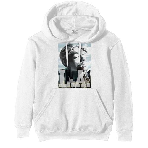 TUPAC UNISEX PULLOVER HOODIE: LA SKYLINE