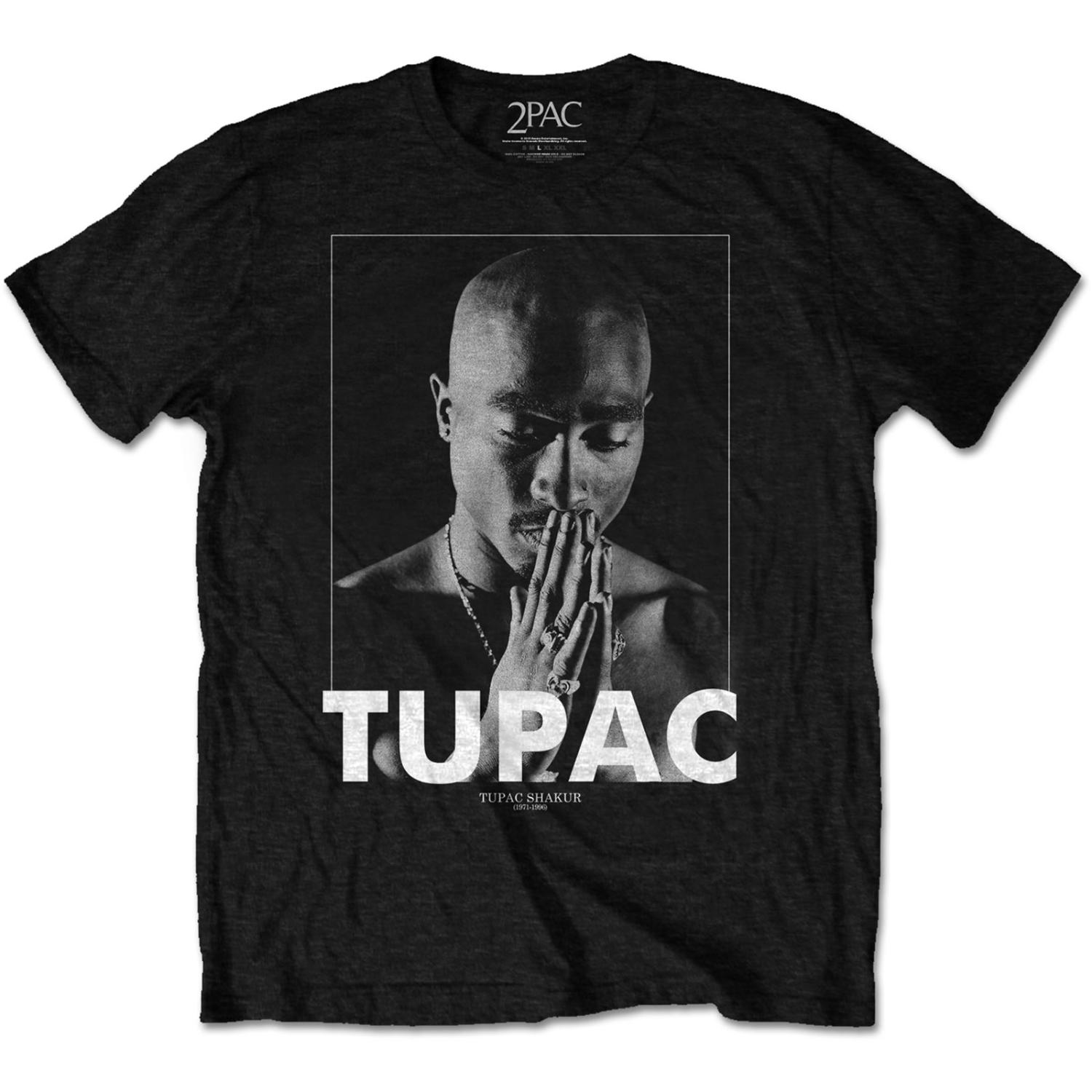 Tupac - praying unisex black T-shirt
