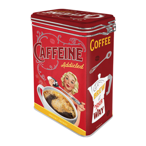 Hot Coffe now - Plåtburk 1,3L (kaffeburk)