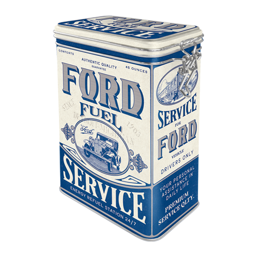 Ford fuel service - plåtburk 1,3L (kaffeburk)
