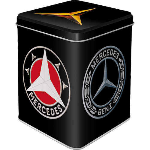 Tea box - Mercedes benz logo evolution