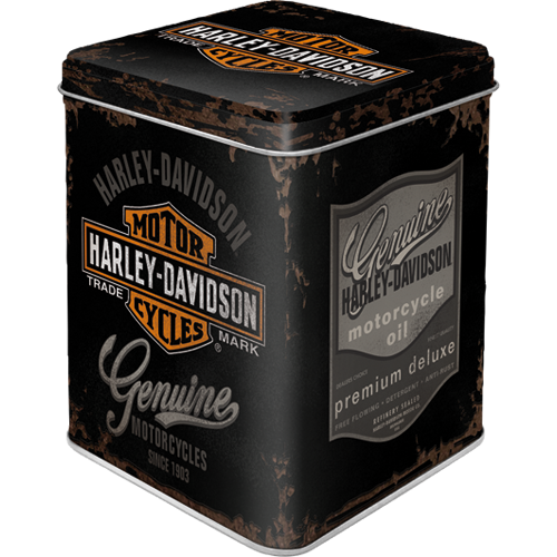 Tea box - Harley davidson genuin logo