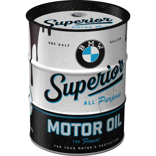 Moneybox oil barrel "BMW -   Superior Motol"